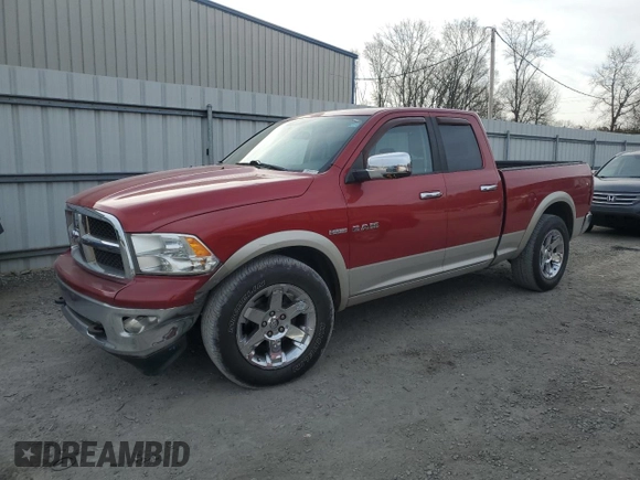 2009 Dodge 1500 SLT with VIN 1D3HB18T89S809918, listed as a Copart auction lot 43281745 with 146,155 mi miles and Salvage title. Bid and sale history available at DreamBid. Image 1.