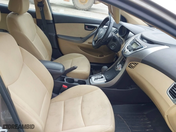 2012 Hyundai Elantra GLS with VIN 5NPDH4AEXCH095704, listed as a IAAI auction lot 42093583 with 99,154 mi miles. Bid and sale history available at carsss.com. Image 5.