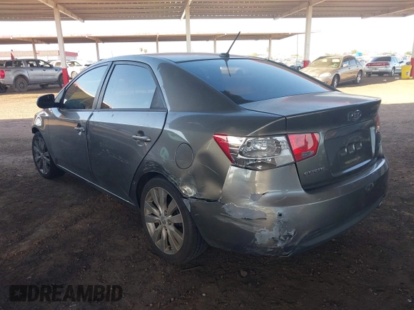 2012 Kia Forte SX with VIN KNAFW4A34C5562187, listed as a IAAI auction lot 40549263 with 139,012 mi miles. Bid and sale history available at carsss.com. Image 3.