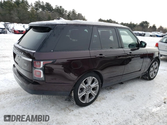 2020 Land Rover Range Rover P525 HSE с VIN SALGS2SE1LA569833, выставлен на аукционе Copart как лот 44838835 с пробегом 38 286 миль миль и Чистый • Clean title. История ставок и продаж доступна на DreamBid. Изображение 3.