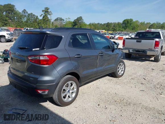 2020 Ford EcoSport SE with VIN MAJ3S2GE1LC335572, listed as a IAAI auction lot 41994963 with 54,530 mi miles and . Bid and sale history available at DreamBid. Image 4.