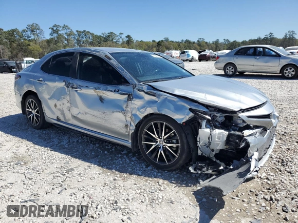 2023 Toyota Camry SE with VIN 4T1G11AK0PU751342, listed as a Copart auction lot 49345515 with 22,887 mi miles and Salvage Title. Bid and sale history available at DreamBid. Image 4.