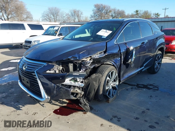 2018 Lexus RX with VIN 2T2ZZMCA2JC110964, listed as a IAAI auction lot 41142683 with 68,667 mi miles. Bid and sale history available at carsss.com. Image 2.