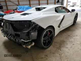 2023 Chevrolet Corvette 2LT with VIN 1G1YB3D48P5124129, listed as a Copart auction lot 44167625 with 2,487 mi miles and Non Repairable. Bid and sale history available at carsss.com. Image 3.
