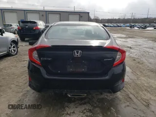 2020 Honda Civic Sedan Sport with VIN 2HGFC2F80LH557762, listed as a Copart auction lot 42766225 with 67,897 mi miles and Salvage Title. Bid and sale history available at carsss.com. Image 6.