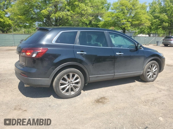 2014 Mazda CX-9 Grand Touring with VIN JM3TB3DV1E0445943, listed as a Copart auction lot 55232295 with 89,644 mi miles and Clean Title. Bid and sale history available at DreamBid. Image 3.