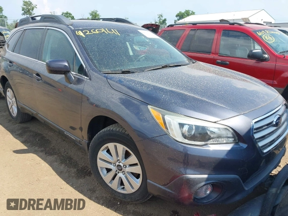 2015 Subaru Outback Premium z VIN 4S4BSBDC4F3228721, wystawiony jako IAAI lot #42601611 z przebiegiem 102 236 mil mil oraz . Historia ofert i sprzedaży dostępna na DreamBid. Obrazek 1.