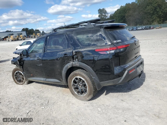 2023 Nissan Pathfinder Rock Creek with VIN 5N1DR3BD4PC239564, listed as a Copart auction lot 76536104 with 37,451 mi miles and Salvage Title. Bid and sale history available at carsss.com. Image 2.