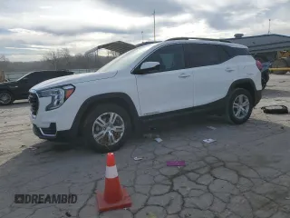2022 GMC Terrain SLE with VIN 3GKALMEV9NL171089, listed as a Copart auction lot 47006345 with 38,926 mi miles and Salvage Title. Bid and sale history available at carsss.com. Image 1.