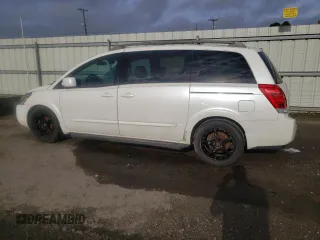 2006 Nissan Quest S Special Edition with VIN 5N1BV28UX6N126094, listed as a Copart auction lot 84934494 with 194,706 mi miles and Salvage Title. Bid and sale history available at carsss.com. Image 2.