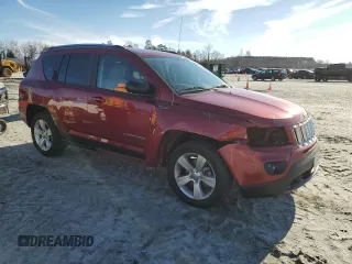 2013 Jeep Compass Sport with VIN 1C4NJCBB3DD196999, listed as a Copart auction lot 45115535 with 108,887 mi miles and Salvage Title. Bid and sale history available at carsss.com. Image 4.