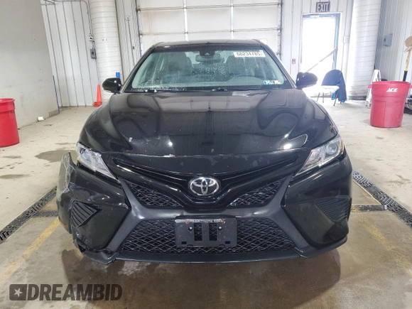 2018 Toyota Camry LE с VIN 4T1B11HK4JU153570, выставлен на аукционе Copart как лот 60234785 с пробегом 75 862 миль миль и Списание • Salvage title. История ставок и продаж доступна на DreamBid. Изображение 5.