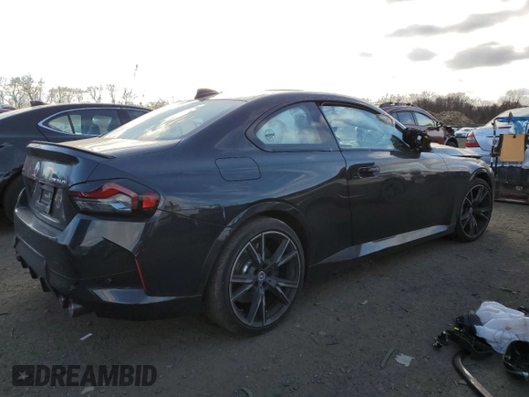 2022 BMW 2 Series M240i xDrive with VIN 3MW53CM04N8C78600, listed as a Copart auction lot 88355955 with Not provided miles and Salvage title. Bid and sale history available at DreamBid. Image 3.