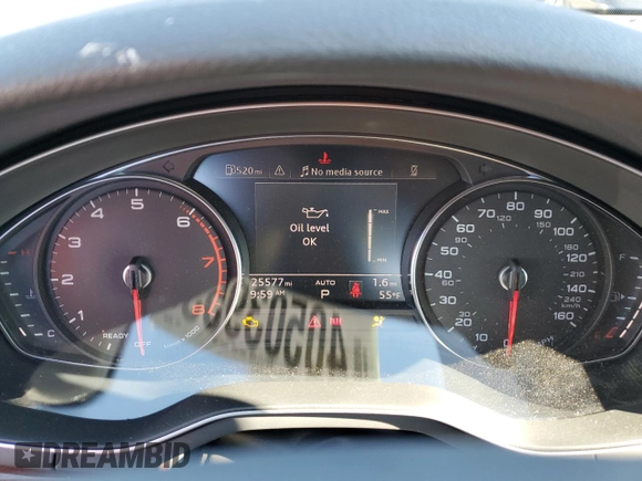 2021 Audi A5 Sportback Premium with VIN WAUABCF58MA006581, listed as a Copart auction lot 40503953 with 25,577 mi miles. Bid and sale history available at carsss.com. Image 9.