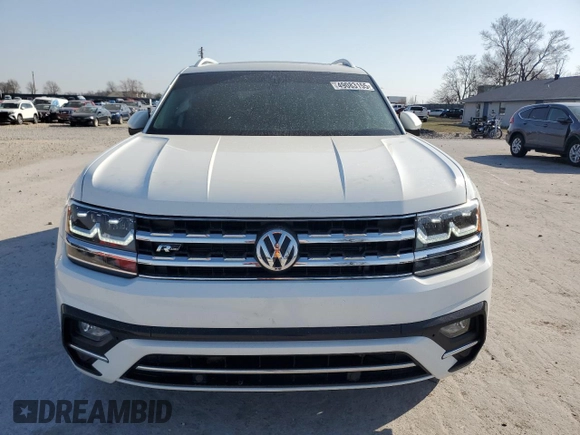 2019 Volkswagen Atlas SEL R-Line with VIN 1V2RR2CA5KC514018, listed as a Copart auction lot 49083155 with 97,812 mi miles and Salvage title. Bid and sale history available at DreamBid. Image 5.