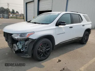 2019 Chevrolet Traverse Premier with VIN 1GNEVKKW1KJ282545, listed as a Copart auction lot 66208724 with 74,390 mi miles and Salvage Title. Bid and sale history available at carsss.com. Image 1.