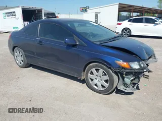 2010 Honda Civic Cpe LX with VIN 2HGFG1B6XAH520086, listed as a IAAI auction lot 42037594 with 172,248 mi miles. Bid and sale history available at carsss.com. Image 1.
