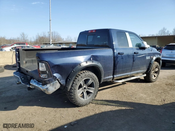 2013 Ram 1500 Sport with VIN 1C6RR7HT3DS553909, listed as a Copart auction lot 49072215 with 179,976 mi miles and Salvage Title. Bid and sale history available at carsss.com. Image 3.