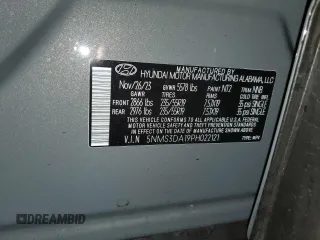 2023 Hyundai Santa Fe Hybrid SEL Premium with VIN 5NMS3DA19PH022121, listed as a Copart auction lot 78916994 with 20,980 mi miles and Salvage Title. Bid and sale history available at carsss.com. Image 13.