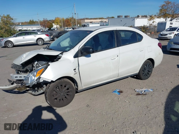 2020 Mitsubishi Mirage G4 SE with VIN ML32F4FJ5LHF09981, listed as a IAAI auction lot 40690403 with Not Provided miles. Bid and sale history available at carsss.com. Image 17.
