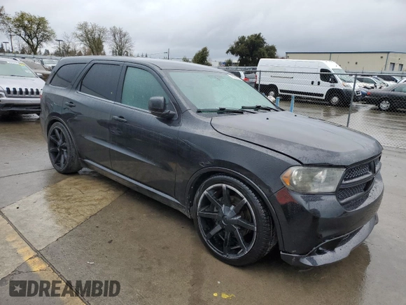 2013 Dodge Durango R/T with VIN 1C4SDHCTXDC520650, listed as a Copart auction lot 49253535 with 146,201 mi miles and Clean title. Bid and sale history available at DreamBid. Image 4.