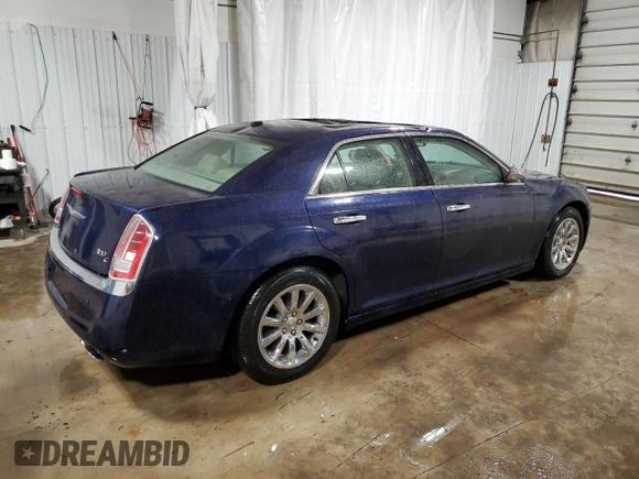 2014 Chrysler 300 with VIN 2C3CCAEG2EH105825, listed as a Copart auction lot 47056005 with 127,872 mi miles and Salvage Title. Bid and sale history available at carsss.com. Image 3.