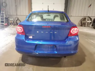 2014 Dodge Avenger SE with VIN 1C3CDZAB8EN126367, listed as a Copart auction lot 57153165 with 147,539 mi miles and Clean title. Bid and sale history available at DreamBid. Image 6.