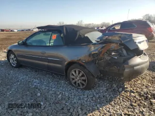 2005 Chrysler Sebring Limited with VIN 1C3EL65R25N662006, listed as a Copart auction lot 48552255 with 125,728 mi miles and Salvage Title. Bid and sale history available at DreamBid. Image 2.