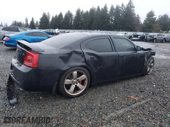 2006 Dodge Charger SRT-8 with VIN 2B3LA73W76H512508, listed as a Copart auction lot 86312114 with 177,592 mi miles and Salvage Title. Bid and sale history available at DreamBid. Image 3.