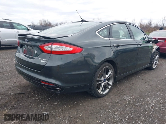 2015 Ford Fusion Titanium with VIN 3FA6P0D98FR241432, listed as a IAAI auction lot 40810097 with 94,021 mi miles. Bid and sale history available at carsss.com. Image 4.