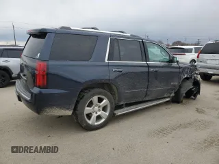 2020 Chevrolet Tahoe Premier with VIN 1GNSKCKC9LR153690, listed as a Copart auction lot 48520425 with 41,418 mi miles and Salvage title. Bid and sale history available at DreamBid. Image 3.