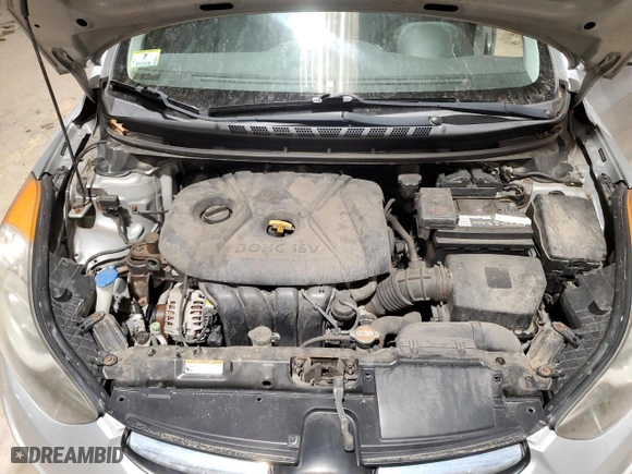 2011 Hyundai Elantra GLS PZEV with VIN 5NPDH4AE2BH033776, listed as a Copart auction lot 46393295 with 81,632 mi miles and Salvage Title. Bid and sale history available at carsss.com. Image 11.