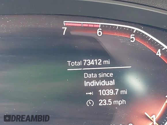 2020 BMW X4 xDrive30i z VIN 5UX2V1C05L9C41372, wystawiony jako IAAI lot #42316997 z przebiegiem 73 412 mil mil oraz . Historia ofert i sprzedaży dostępna na DreamBid. Obrazek 15.