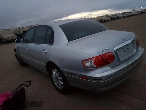 2005 Kia Amanti z VIN KNALD124655077857, wystawiony jako Copart lot #83788734 z przebiegiem Nie podano mil oraz Szkoda całkowita • Salvage title. Historia ofert i sprzedaży dostępna na DreamBid. Obrazek 2.