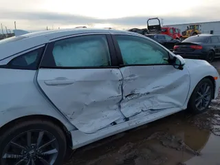 2019 Honda Civic Sedan EX-L with VIN 19XFC1F70KE018732, listed as a IAAI auction lot 41218403 with 35,280 mi miles. Bid and sale history available at carsss.com. Image 6.