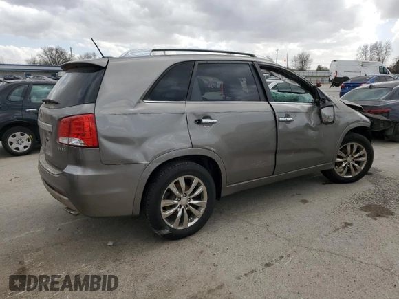 2012 Kia Sorento SX with VIN 5XYKW4A24CG243176, listed as a Copart auction lot 49816515 with 186,540 mi miles and Salvage Title. Bid and sale history available at carsss.com. Image 3.