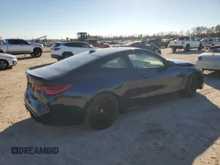 2025 BMW M4 Competition xDrive with VIN WBS33HK02SCS65268, listed as a Copart auction lot 87657685 with 4,742 mi miles and Salvage Title. Bid and sale history available at carsss.com. Image 3.