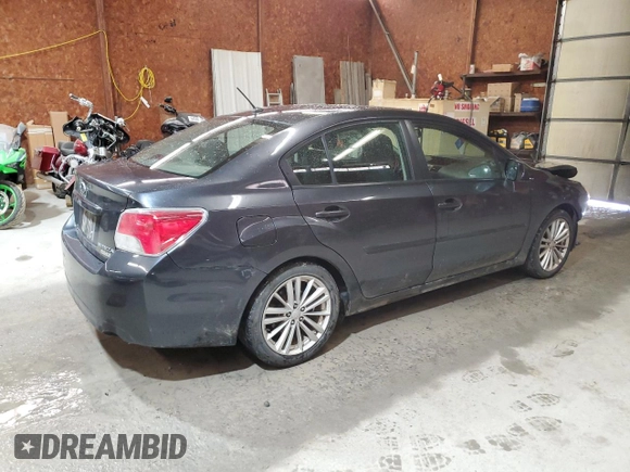 2012 Subaru Impreza Premium z VIN JF1GJAD63CH014499, wystawiony jako Copart lot #58422175 z przebiegiem 166 175 mil mil oraz Szkoda całkowita • Salvage title. Historia ofert i sprzedaży dostępna na DreamBid. Obrazek 3.