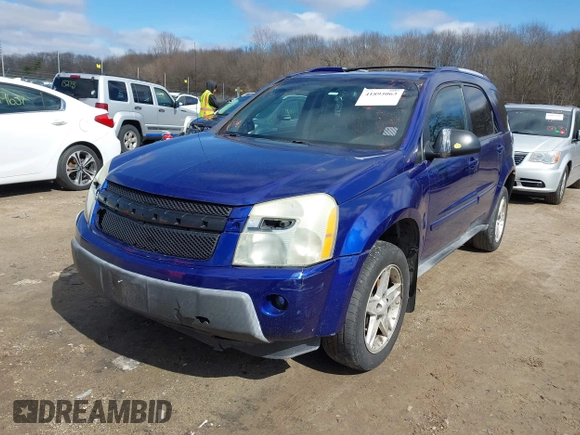 2005 Chevrolet Equinox LT z VIN 2CNDL73F756055251, wystawiony jako IAAI lot #41893063 z przebiegiem 217 556 mil mil oraz . Historia ofert i sprzedaży dostępna na DreamBid. Obrazek 2.