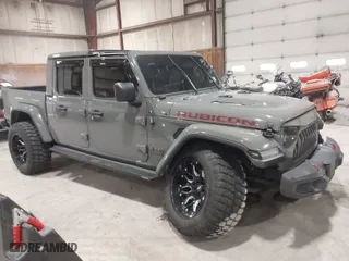 2020 Jeep Gladiator Rubicon with VIN 1C6JJTBG1LL214681, listed as a IAAI auction lot 41979666 with 23,811 mi miles. Bid and sale history available at carsss.com. Image 1.