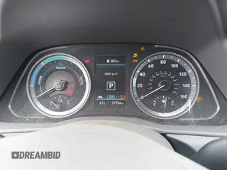 2021 Hyundai Sonata Hybrid Blue with VIN KMHL24JJXMA035579, listed as a IAAI auction lot 41688249 with 31,726 mi miles. Bid and sale history available at carsss.com. Image 7.