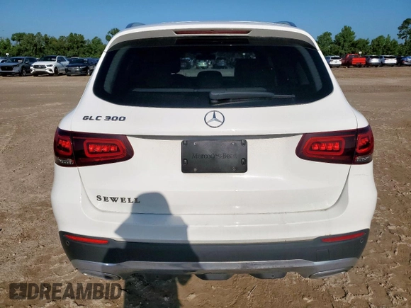 2021 Mercedes-Benz GLC 300 with VIN W1N0G8DB8MF940662, listed as a Copart auction lot 58817955 with 48,925 mi miles and Salvage title. Bid and sale history available at DreamBid. Image 6.