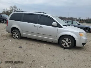 2010 Dodge Grand Caravan SXT with VIN 2D4RN5D14AR118765, listed as a Copart auction lot 50819035 with 162,041 mi miles and Salvage Title. Bid and sale history available at DreamBid. Image 4.