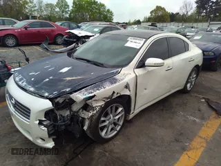 2010 Nissan Maxima 3.5 SV w/Premium Pkg with VIN 1N4AA5AP1AC845746, listed as a IAAI auction lot 38332832 with 180,429 mi miles. Bid and sale history available at carsss.com. Image 2.