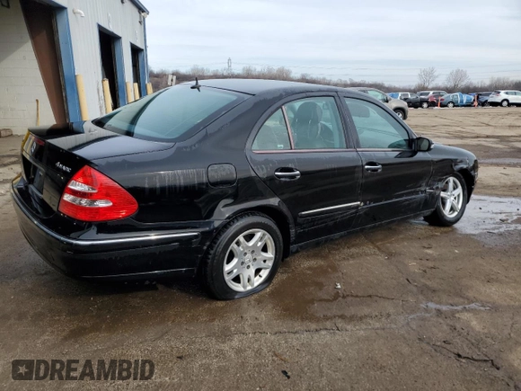 2005 Mercedes-Benz E 320 with VIN WDBUF82J55X176995, listed as a Copart auction lot 42928825 with 150,161 mi miles and Salvage Title. Bid and sale history available at DreamBid. Image 3.