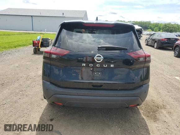 2021 Nissan Rogue S with VIN 5N1AT3AA1MC847520, listed as a Copart auction lot 56016805 with 62,531 mi miles and Salvage title. Bid and sale history available at DreamBid. Image 6.