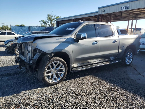 2019 Chevrolet Silverado 1500 LTZ with VIN 3GCUYGED0KG209770, listed as a Copart auction lot 49251165 with 40,397 mi miles and Salvage Title. Bid and sale history available at carsss.com. Image 1.