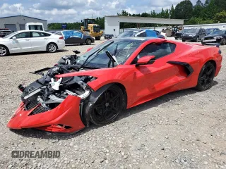 2022 Chevrolet Corvette 1LT with VIN 1G1YA2D43N5111511, listed as a Copart auction lot 57722565 with Not provided miles and Salvage title. Bid and sale history available at DreamBid. Image 1.