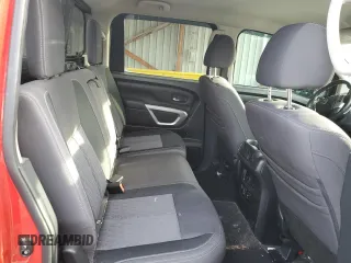 2021 Nissan Titan SV with VIN 1N6AA1ED0MN510017, listed as a Copart auction lot 55466215 with 38,556 mi miles and Salvage title. Bid and sale history available at DreamBid. Image 10.