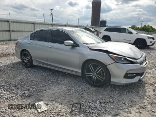 2016 Honda Accord Sport с VIN 1HGCR2F5XGA243984, выставлен на аукционе Copart как лот 56485695 с пробегом 258 037 миль миль и Списание • Salvage title. История ставок и продаж доступна на DreamBid. Изображение 4.